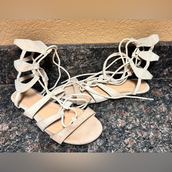 Sandal bundle BAMBOO Pink and Tan Sandals Casual Summer Footwear all size 6 - Picture 4 of 6